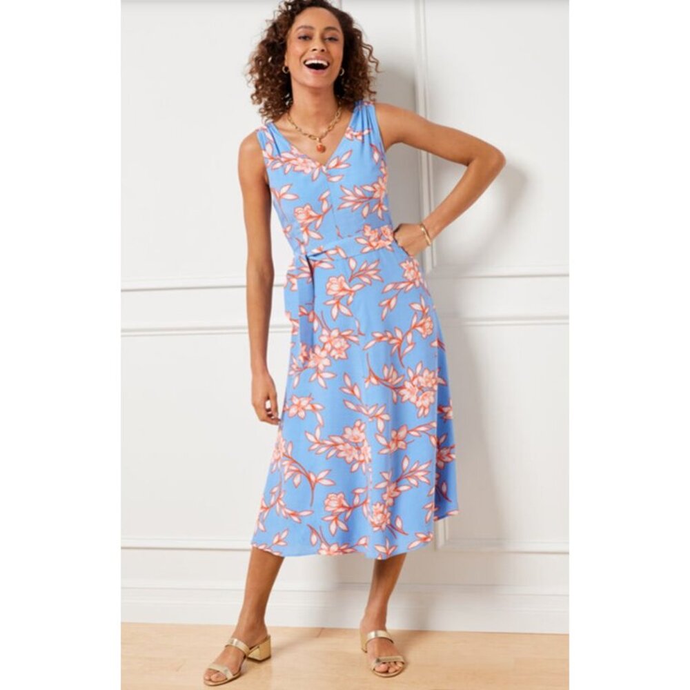 NWT Talbots Midi Floral Dress